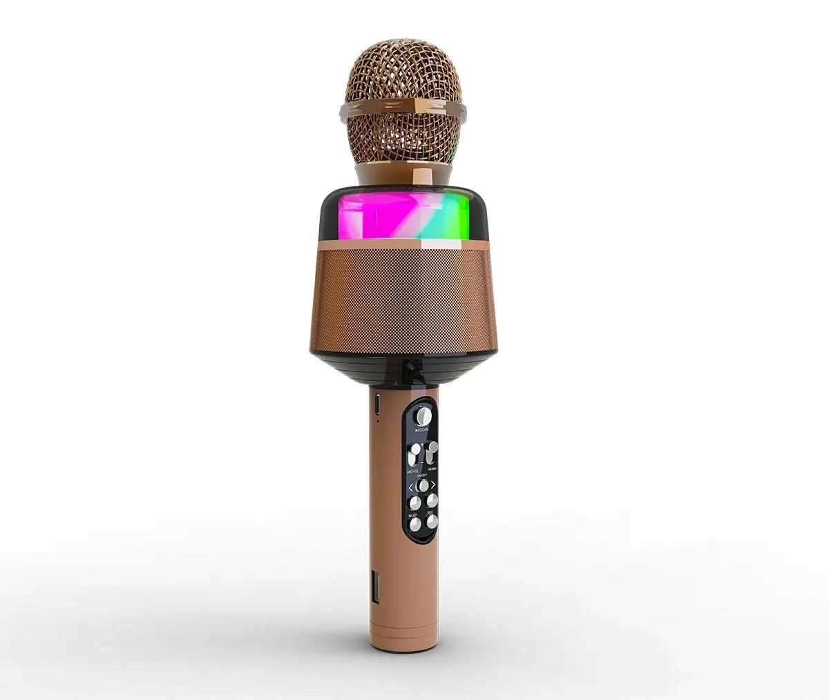 Wireless Karaoke Mikrofon, rose-gold