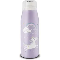 Alfi KIDS ISO BOTTLE 350ml, Lila Einhorn Regenborgen, Isoliertrinkflasche