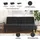 dorel home Schlafcouch Kunstleder 2-Sitzer Braun