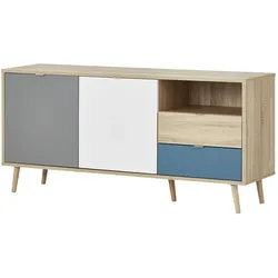 Sideboard  Cabia , mehrfarbig , Maße (cm): B: 150 H: 71 T: 40