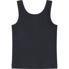 Levi's Ripptanktop LEVI'S KIDS "LVG MEET AND GREET RIBBED TANK", Mädchen, Gr. 8 (128), schwarz, Obermaterial: 95% Baumwolle, 5% Elasthan, Rundhals, Tops, for GIRLS