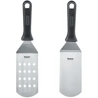 Westmark Grillspachtel Set 2tlg. Edelstahl/Kunststoff Schwarz/Silber
