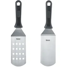 Westmark Grillspachtel Set 2tlg. Edelstahl/Kunststoff Schwarz/Silber