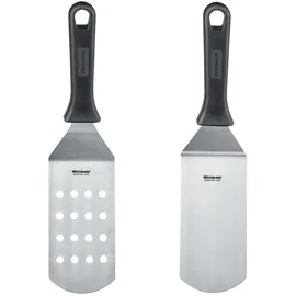 Westmark Grillspachtel Set 2tlg. Edelstahl/Kunststoff Schwarz/Silber