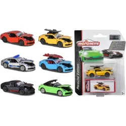 MAJORETTE 212053153 Porsche Deluxe Assortment, 6-fach sortiert