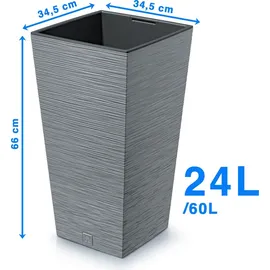 Prosperplast Furu Square 60 x 60 x 60 cm Grau