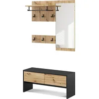 Vichy Vicco Garderobe Selena, Anthrazit/Artisan, 90 x 40 cm