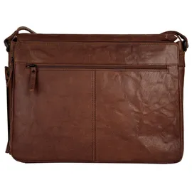 Spikes & Sparrow Messenger Bag Leder Brown