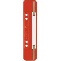 Leitz 3710-00-25 Heftstreifen kurz Kunststoff rot