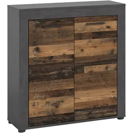 xonox.home Highboard ¦ schwarz ¦ Maße cm B: 80 H: 88 T: 35.0
