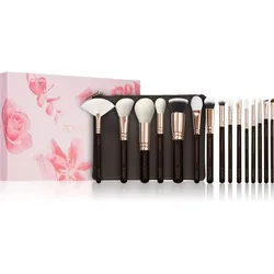 ZOEVA The Artists Brush Set Rose Golden Edition Reise-Pinselset mit Täschchen