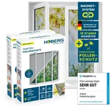 Hoberg Fliegengitter für Fenster 130 x 130 cm
