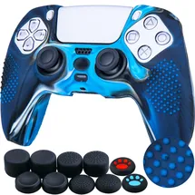 YoRha Studded Silikon Hülle Controller Blau PlayStation 5