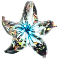Paracord Planet Glass Starfish Pendants Available in Various and Unique Colors (Blue "Osiris")
