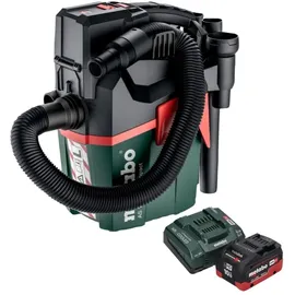 Metabo AS 18 L PC Compact Akku Sauger 18 V 6 l IPX4 Staubklasse L Nass und Trocken + 1x Akku 10,0 Ah + Ladegerät