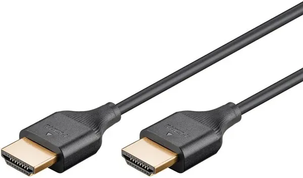 HDMI 2.0 Slim - Display Kabel - 2m - Schwarz