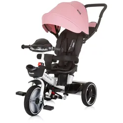 Chipolino Tricycle Dreirad Be Active 2 in 1 Sitz drehbar Musik Licht drehbar rosa