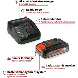 Einhell PXC Starter Kit 18 V Li-Ion 2,5 Ah 4512097