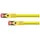 Python Series Patchkabel mit Rastnasenschutz und Nylongeflecht, Cat. 6, S/FTP, PiMF, PVC, 250MHz, OFC, gelb, 25 m