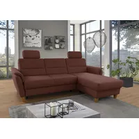 Home Affaire Ecksofa »Palmera L-Form«, Federkern, wahlweise mit Bettfunktion und mit/ohne Bettkasten, rosegold