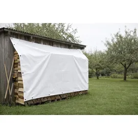 Roysson Abdeckplane 6 x 8 m Weiß