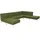 Oviala Modulares niedriges Gartenmöbel 360 x 180 x 78 cm Grün