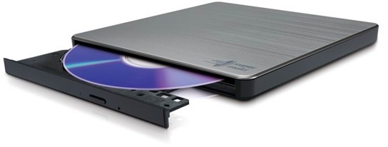 GP60NS60 Slim Portable DVD-Writer - DVD-RW (Brenner) - USB 2.0 - Silber