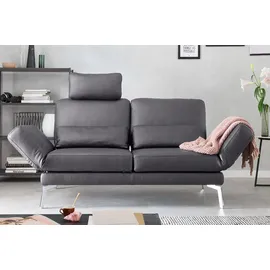 KAWOLA Sofa HURRICANE 2-Sitzer Leder