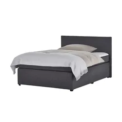 Boxspringbett  Kety ¦ grau ¦ Maße (cm): B: 147 H: 104