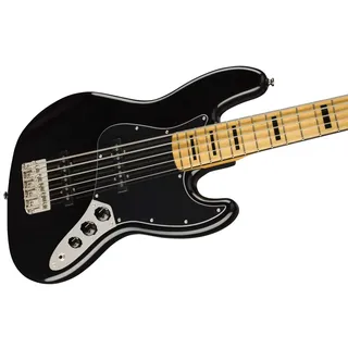 Fender Squier by Fender Classic Vibe '70s Jazz Bass V, Bass Guitar, Maple Fingerboard, Black