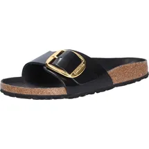 Birkenstock Madrid Big Buckle Naturleder Lack High Shine Black 39