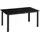 Outsunny Gartentisch 150 x 90 x 74 cm Schwarz