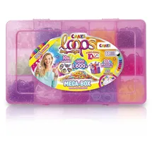 craze loops Loops Mega Box Loom Bänder Set 1600 Gummibänder mehrfarbig