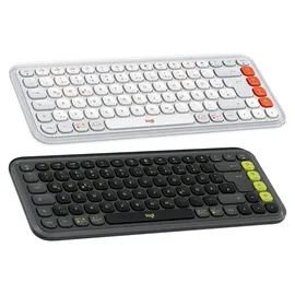 Logitech POP Icon Keys DE Offwhite / Orange