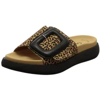 Gabor Damen Pantoletten, Frauen Slipper,Best Fitting,Freizeitschuhe,Schlupfschuhe,schluepfschuhe,Slides,Slip-ons,Natur/schwarz,41 EU / 7.5 UK - 41 EU