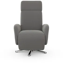 sit&more TV-Sessel Grenoble grau 71 x 110 x 82 cm elektrisch