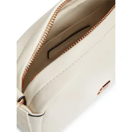 Tommy Hilfiger TH Logotape Camera Bag Umhängetasche Kunstleder Beige/Creme