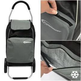 Eyepower Einkaufstrolley grau 100 x 43 x 38 cm