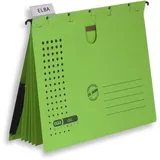 Elba Personalhefter chic ULTIMATE Karton grün 5 x kaufmännische Heftung, 5 St.