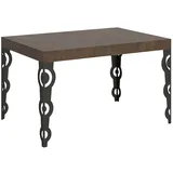 Itamoby Karamay Ausziehtisch 140/224x80cm Walnuss Anthrazit Beine