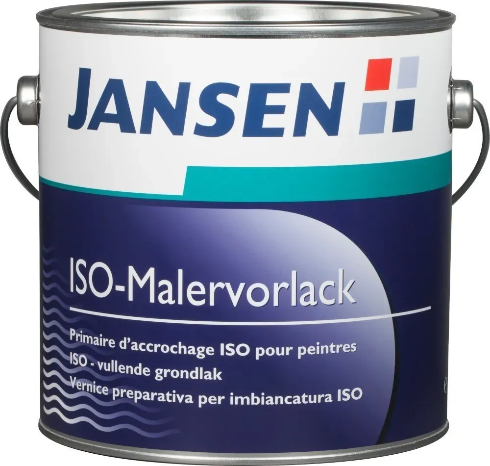 Jansen ISO-Malervorlack - weiß, 2,5ltr