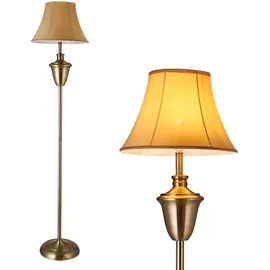 lux.pro Madrid 1x E27 35,0x157,0 cm Messingfarben/Beige