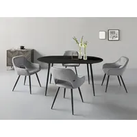 OTTO home Eadwine 160 x 76 x 90 cm schwarz