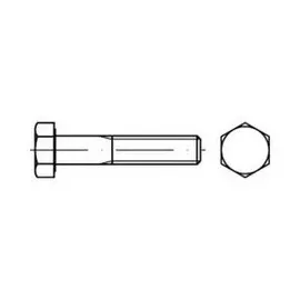 Industrial Quality Supplies Sechskantschraube M6 x 200 100 Stück