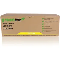 TonerPartner greenline ersetzt Lexmark 71B2HY0 Tonerkartusche, gelb