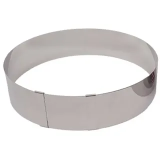 LARES Tortenring 6cm Edelstahl, Backform,