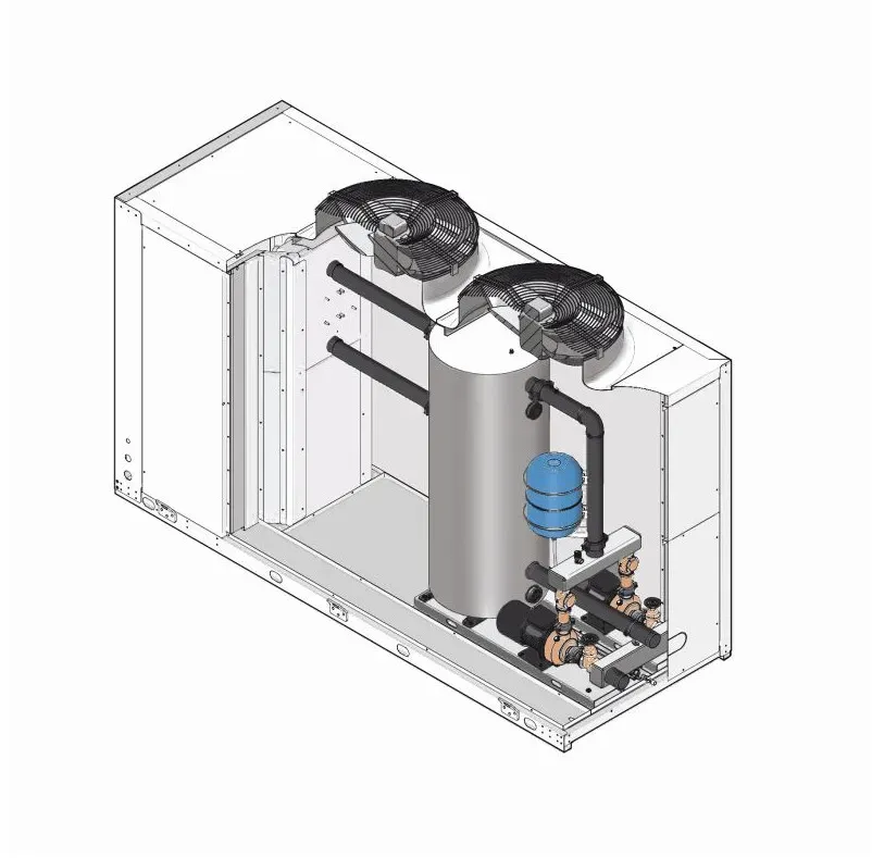 Speicher und Hochdruck-Pumpe KWE 550-800 Eco, eingebaut - 1657342 von Remko