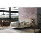 Hasena Boxspringbett Oakland, beige,