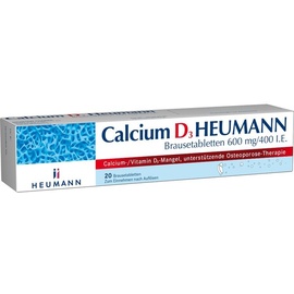 Heumann Calcium D3 Heumann Brausetabletten 600 mg/400 I.E.