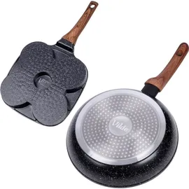 OEM Granitpfannen-Set 4-tlg. 20 cm + 24 cm + 28 cm